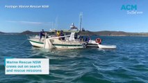 Marine Rescue NSW crews on search and rescue missions - Newcastle Herald - 10/11/23
