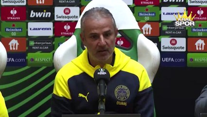 İsmail Kartal mağlubiyeti değerlendirdi: Grupta lideriz ve önümüze bakacağız