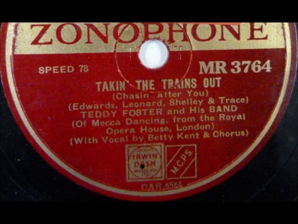 Teddy Foster & His Band - Takin' The Trains Out (1945)