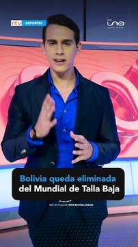 Bolivia queda eliminada del Mundial de Talla Baja