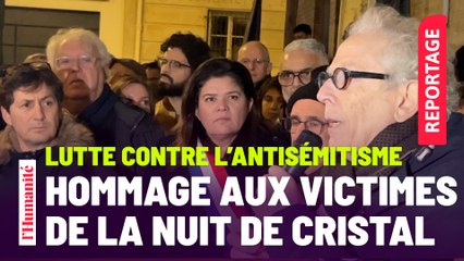 Lutte contre l’antisémitisme: rassemblement en hommage aux victimes de la Nuit de Cristal nazie