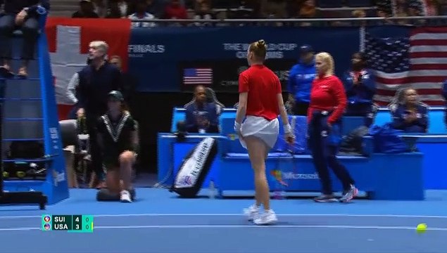 USA 3-0 Win Over Switzerland at the 2023 Billie Jean King Cup