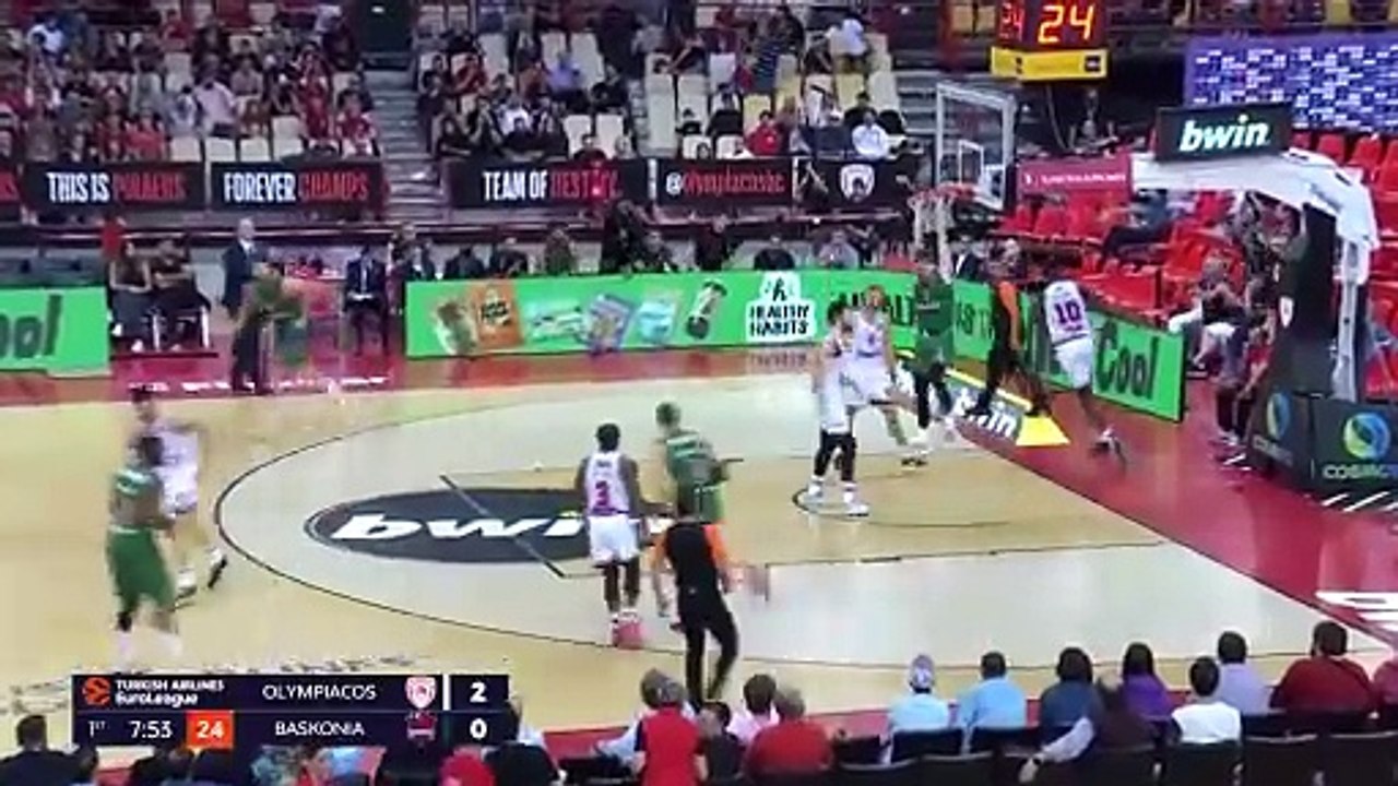 Olympiacos 86-78 Win Over Baskonia in round 7 of the 2023 Euro League