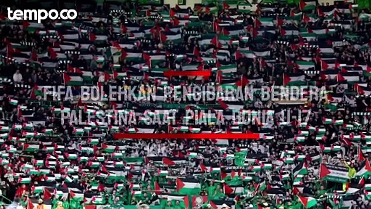 FIFA Bolehkan Suporter Kibarkan Bendera Palestina di Stadion saat Piala Dunia U-17