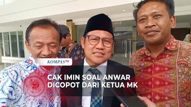 Respons Cak Imin soal Pencopotan Anwar Usman dari Ketua MK, Sebut Ada Tragedi Yudikatif?