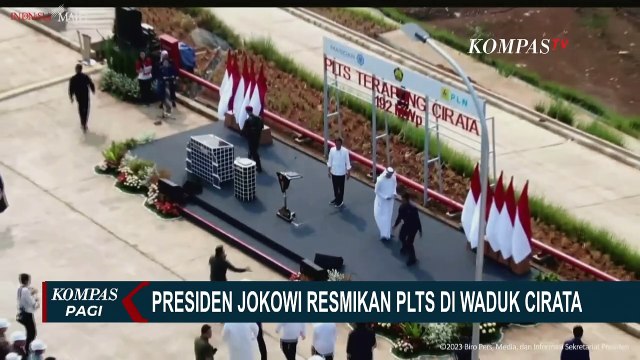 Presiden Jokowi Resmikan PLTS Terapung Cirata, Ini yang Terbesar se-Asia Tenggara