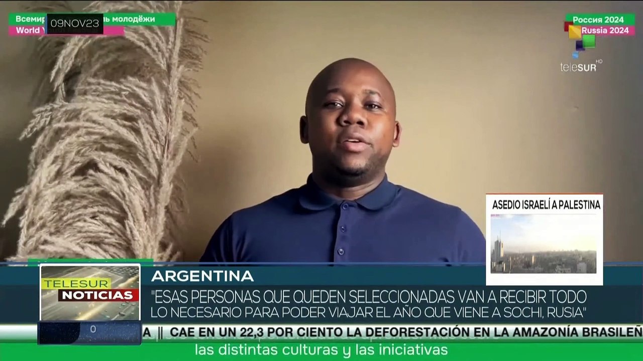 Jóvenes argentinos se preparan para participar en el Festival Mundial de la Juventud y los Estudiantes