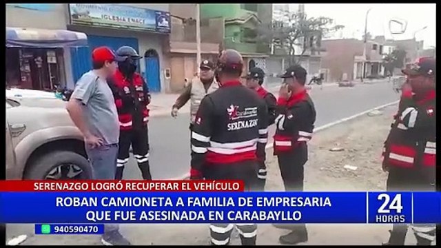 Carabayllo: serenos encuentran camioneta de empresaria asesinada en el interior de su pollería