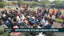 Kritik Putusan MK, Ketua BEM UI Ngaku Keluarganya Diintimidasi