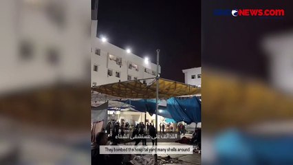 Kebrutalan Tentara Zionis Israel Membom Area RS Al Shifa di Gaza yang Jadi Tempat Singgah Jurnalis