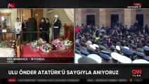 Ulu önder Atatürk'ü saygıyla anıyoruz! Cumhurbaşkanı Erdoğan başkanlığındaki devlet erkanı Anıtkabir'de