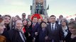 İstanbul Valisi Davut Gül ve İBB Başkanı Ekrem İmamoğlu, saat 9’u beş geçe Taksim Anıtı'na çelenk bıraktı
