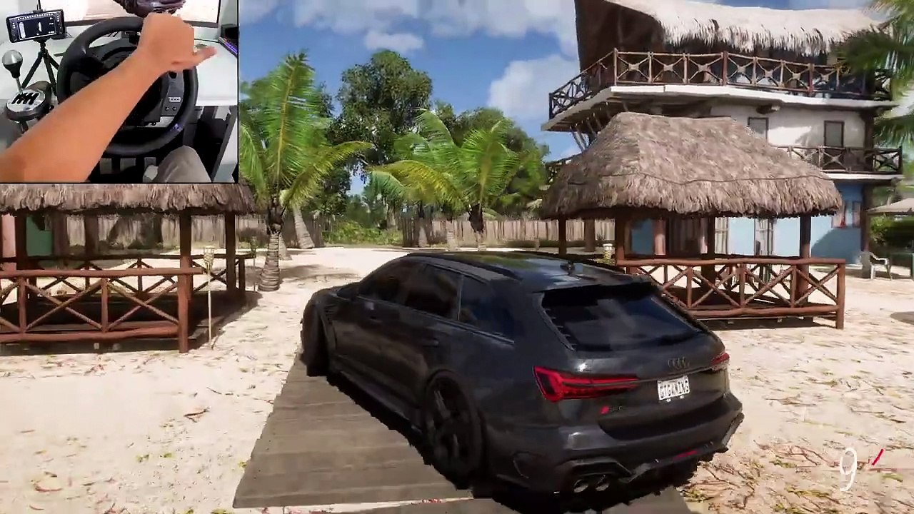 850HP Audi RS 6 Avant _ Forza Horizon 5 _ Thrustmaster T300RS gameplay