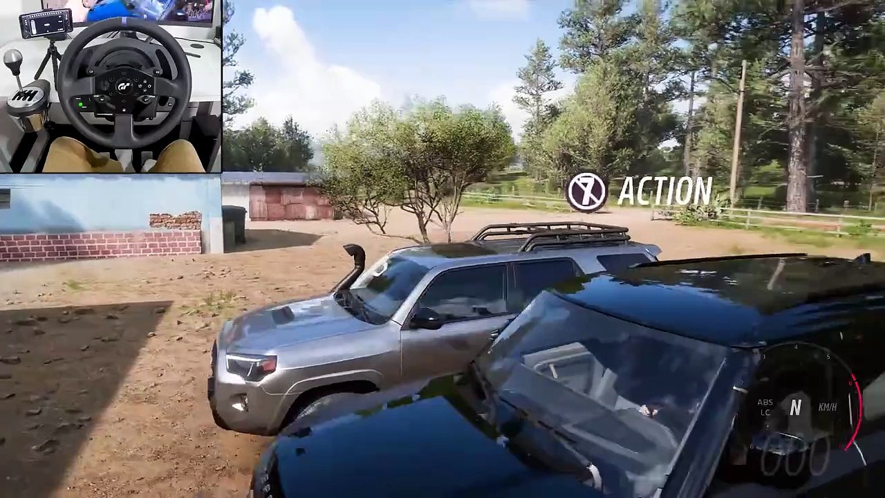 Toyota 4Runner & Land Rover Defender _ OFFROAD CONVOY _ Forza Horizon 5_Thrustmaster T300RS gameplay