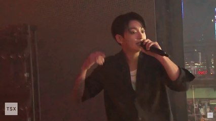 Jungkook Live Perform 'Yes or No' at Times Square TSX