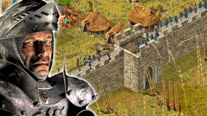 Belagerung in Stronghold: Definitive Edition - Wir wehren reihenweise Gegner ab