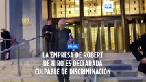 La compañía de Robert de Niro deberá pagar más de un millón a una exempleada por discriminación