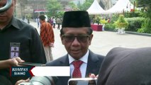 Mahfud MD Puji KPK Berani Tetapkan Wamenkumham sebagai Tersangka
