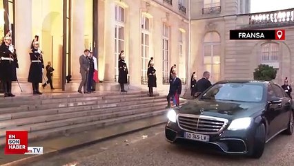 Paşinyan, Fransa'da Macron'la görüştü