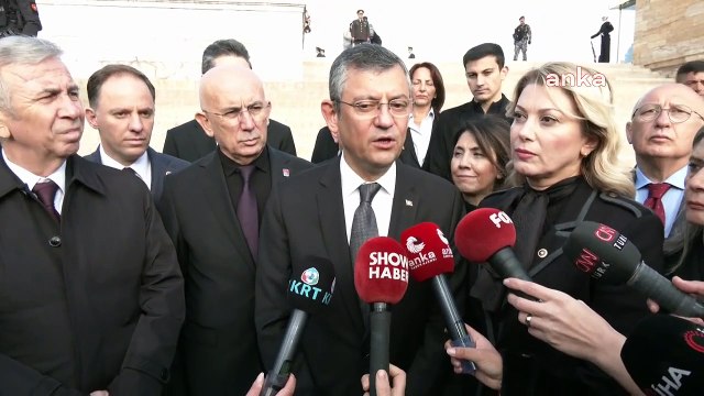 Özgür Özel: Devletin tüm kademeleri ile temaslarımız olacak