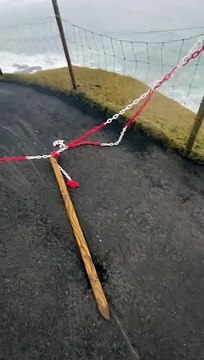 High Winds Redirect Waterfall