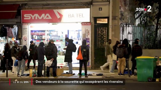 Les riverains exaspérés par les vendeurs à la sauvette qui occupent leur quartier à Paris et qui proposent leurs marchandises à la vue de tous - Regardez