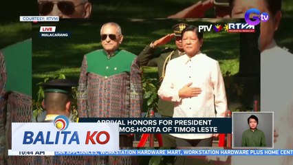 Timor-Leste Pres. José Ramos-Horta, nasa Pilipinas para sa isang State Visit | BK