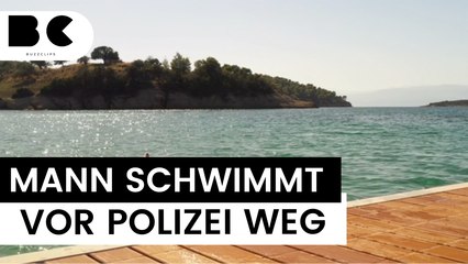 Kurios: Einbrecher wollte vor Polizei wegschwimmen