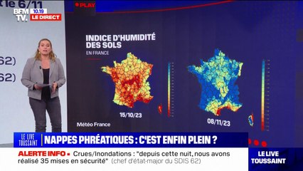 LES ÉCLAIREURS -  Les fortes pluies des tempêtes ont-elles permis de recharger les nappes phréatiques?