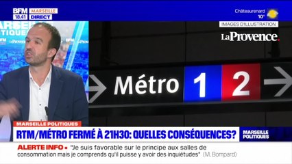 La Provence x BFM Marseille : M.Bombard affirme qu'il faut "abandonner la fermeture du métro à 21h30"