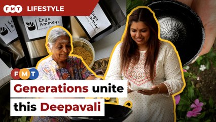 For popular grandma-granddaughter pair, Deepavali means family