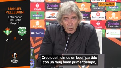 Pellegrini quiere los tres puntos en el derbi andaluz