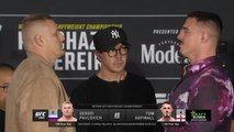 UFC 295 - Le premier face-à-face entre les poids lourds Pavlovich et Aspinall