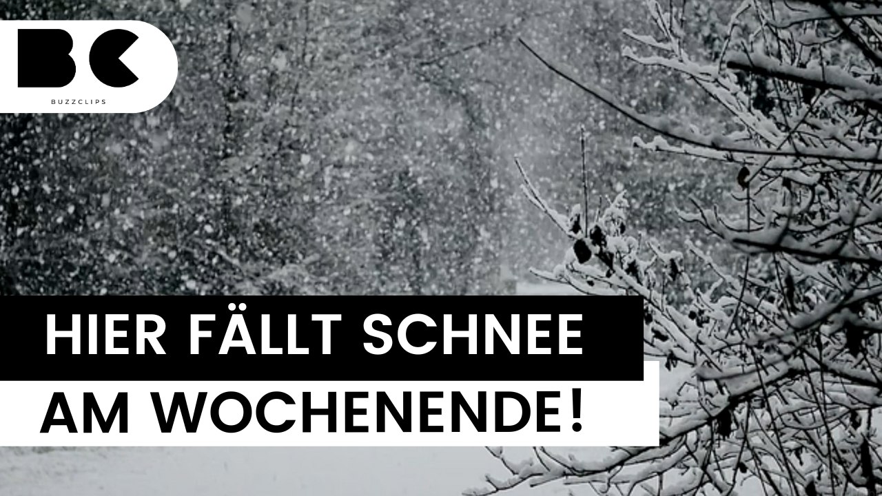 Schneefall: Hier schneit es am Wochenende