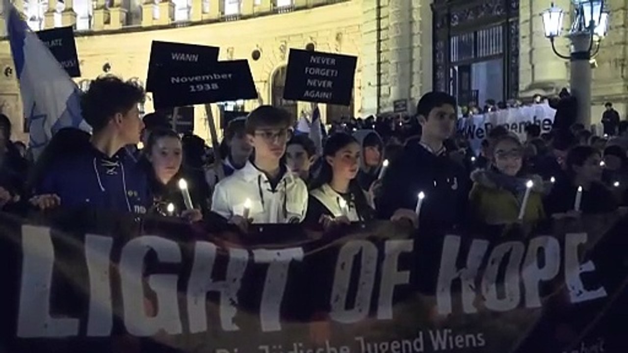 Tausende Menschen erinnern in Wien an Reichspogromnacht