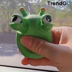 Funny Cute Squeeze Toy - Stress Relief Bug Toy with Pop-Out Eyes