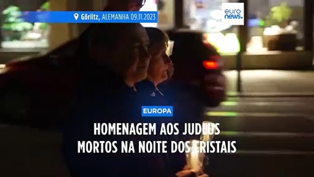 Europa homenageia judeus assassinados na Noite dos Cristais que deu início ao Holocausto