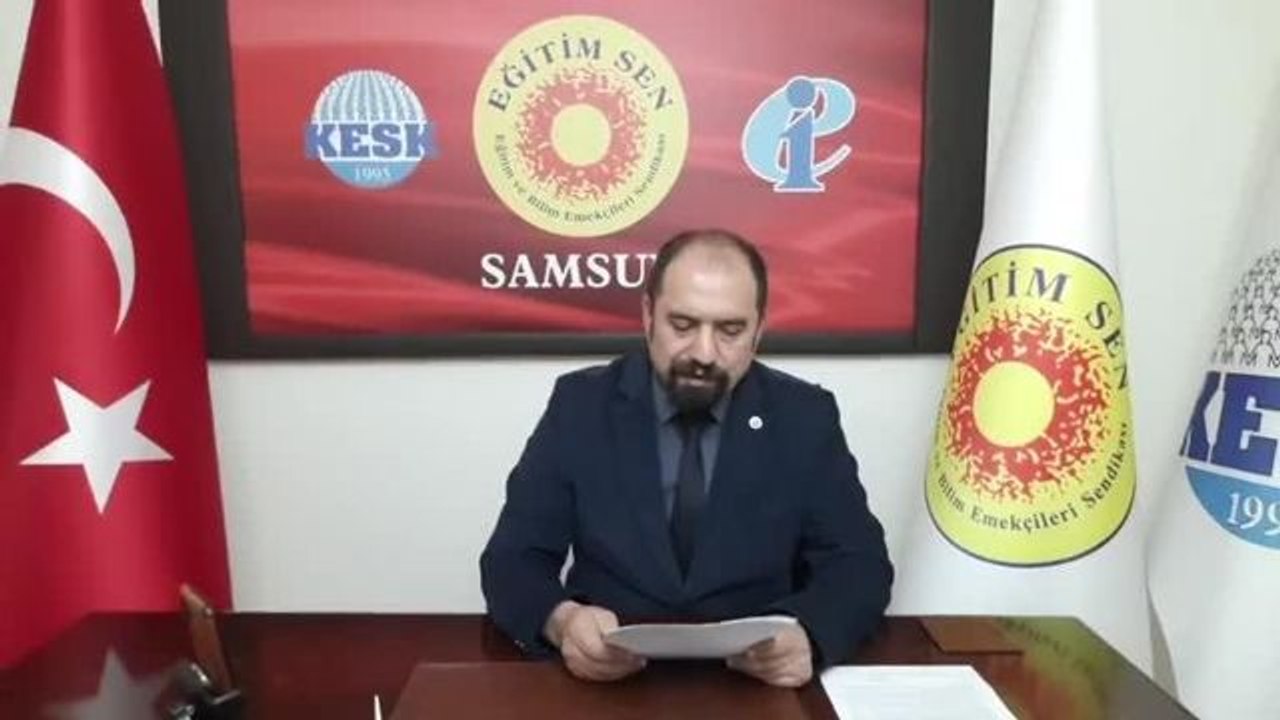 Eğitim- Sen Samsun Şube Başkanı Gür: "2024 Yılı Milli Eğitim Bakanlığı Bütçesi Zorunlu İhtiyaçları Karşılamaktan Uzaktır"