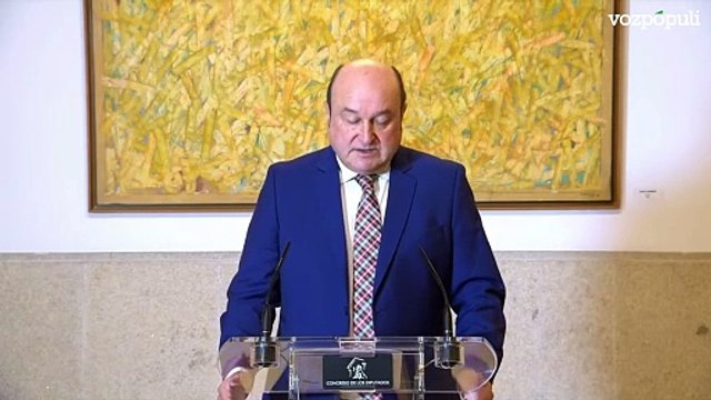 Ortuzar tras el acuerdo del PNV con el PSOE: Se sientan las bases para negociar el autogobierno en dos años y el reconocimiento nacional de Euskadi