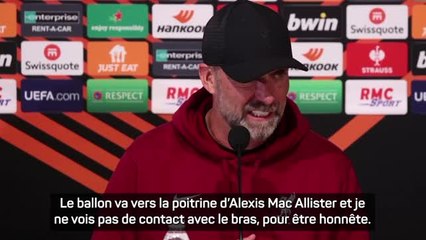 Liverpool - Klopp ne comprend pas le but refusé