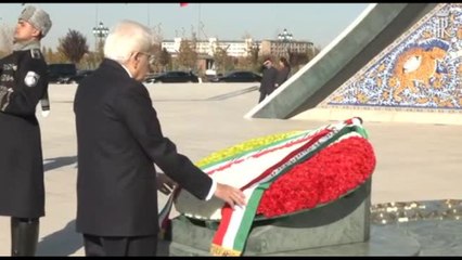 Mattarella in Uzbekistan, incontra il presidente Mirziyoyev