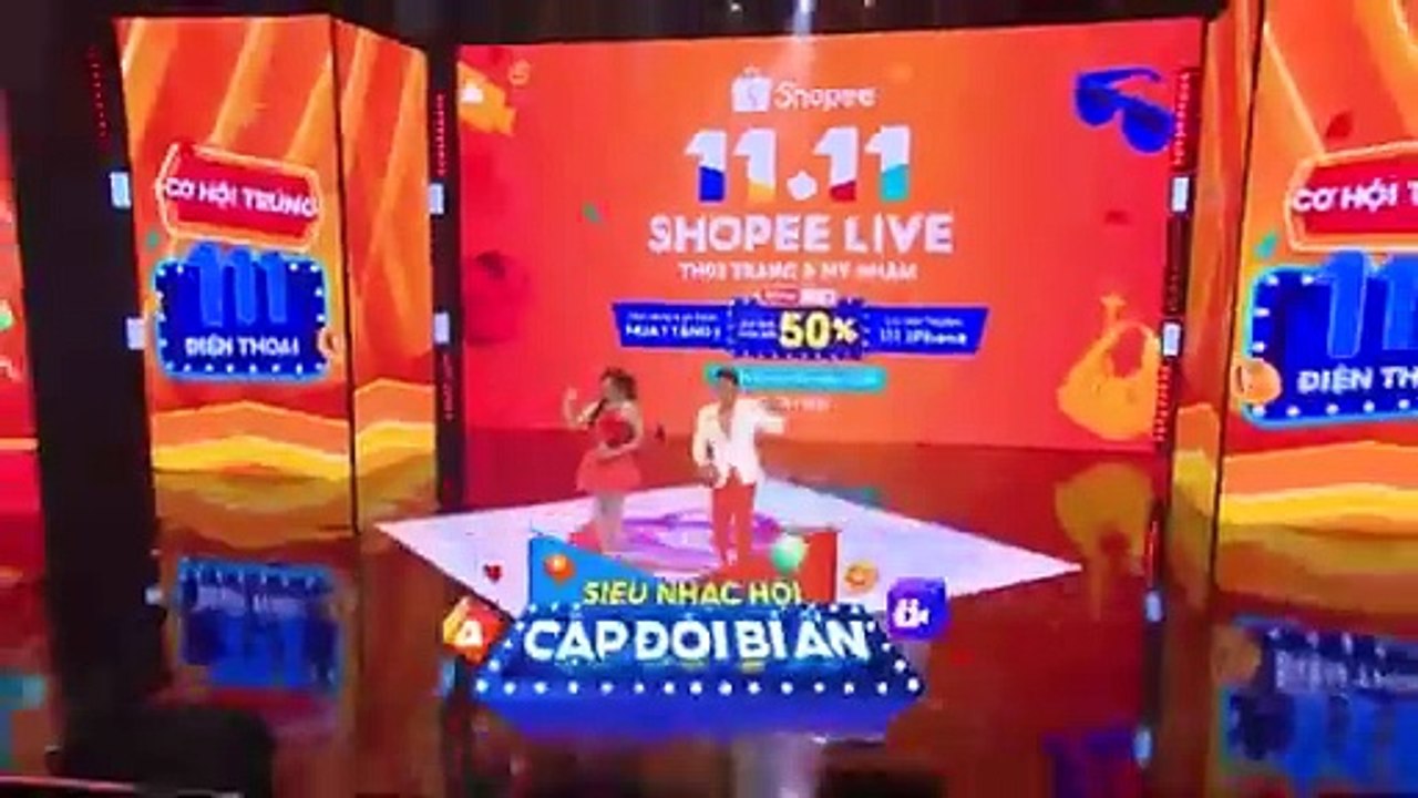 Trailer Shopee Sale 11.11 Siêu Nhạc Hội Cặp Đôi Bí Ẩn - 20h30 ngày 10/11/2023 trên kênh truyền hình và tải app Shopee