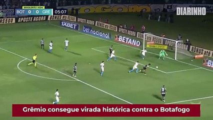 Suárez faz três e Grêmio consegue virada histórica contra o Botafogo