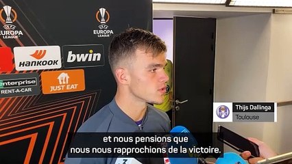 Dallinga : "Notre meilleur match de la saison"