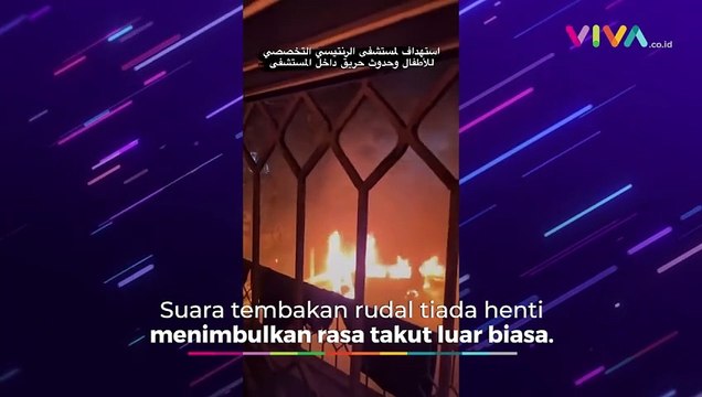 DETIK-DETIK Hujan Rudal Israel di Rumah Sakit di Gaza