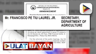 Ad interim appointment ni Sec. Francisco Tiu-Laurel Jr., isinumite na ni PBBM sa CA