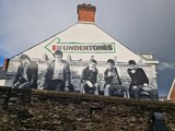 The Undertones mural in Derry city centre 