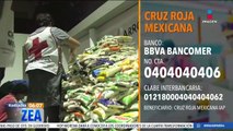 Cruz Roja mantiene abierto su centro de acopio para apoyar a damnificados