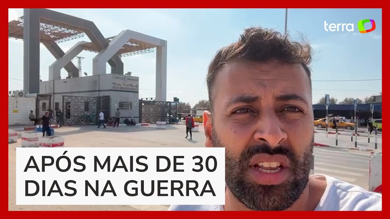 Brasileiros recebem autorização para deixar Gaza e aguardam para cruzar a fronteira com o Egito