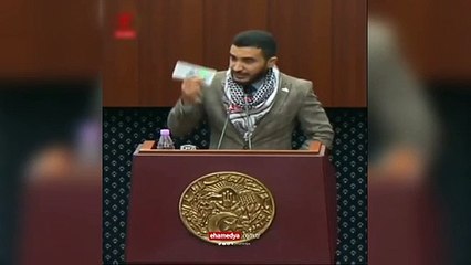 Cezayirli vekil, Kassam Tugayları'na iki adet füze parası bağışladı